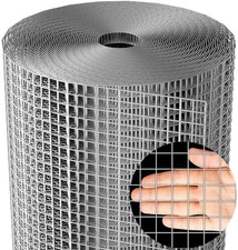 Hardware Cloth 1/4 Inch 12Inx20Ft Galvanized after Welding 23 Gauge Square Chick