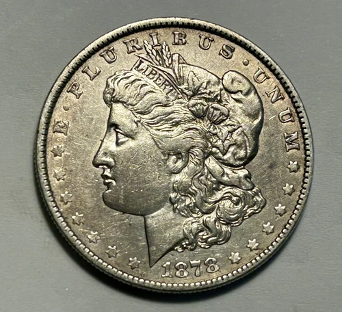 1878 7 TF REVERSE OF 79 MORGAN DOLLAR XF