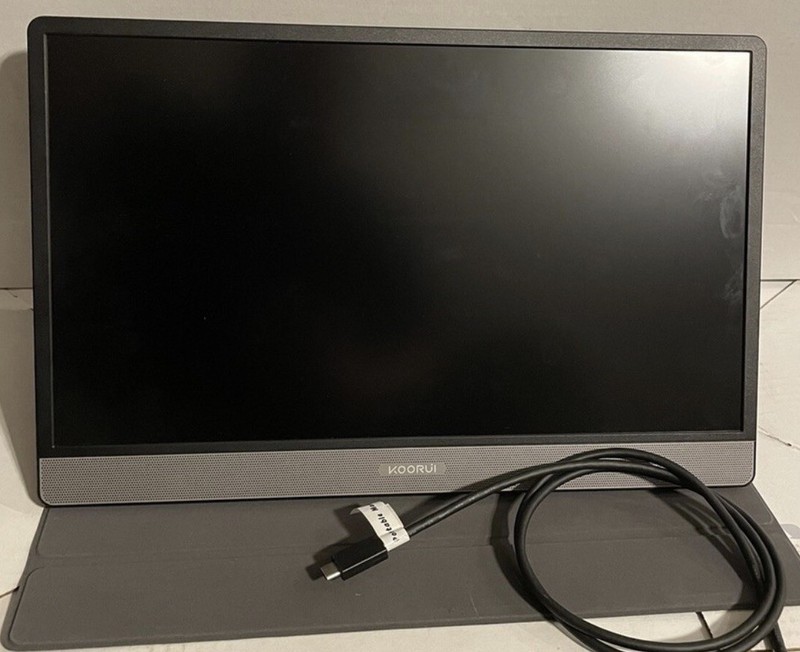 KOORUI Portable Monitor 15.6 Inch HD Portable Laptop Monitor IPS. As pics. 