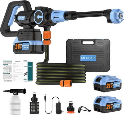 #ad Cordless Pressure Washer 1100PSI Brushless Portable Power Washer with 2 Batteri $283.95