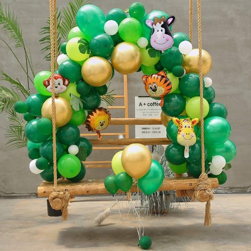 Balloon Arch Set Kit Garland Jungle Animal Theme Birthday Party Decor Balloons - Picture 5 of 7