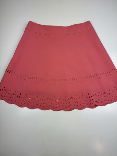 Loft Women’s Pink Size 6 Scalloped Lined Skirt - Picture 5 of 7