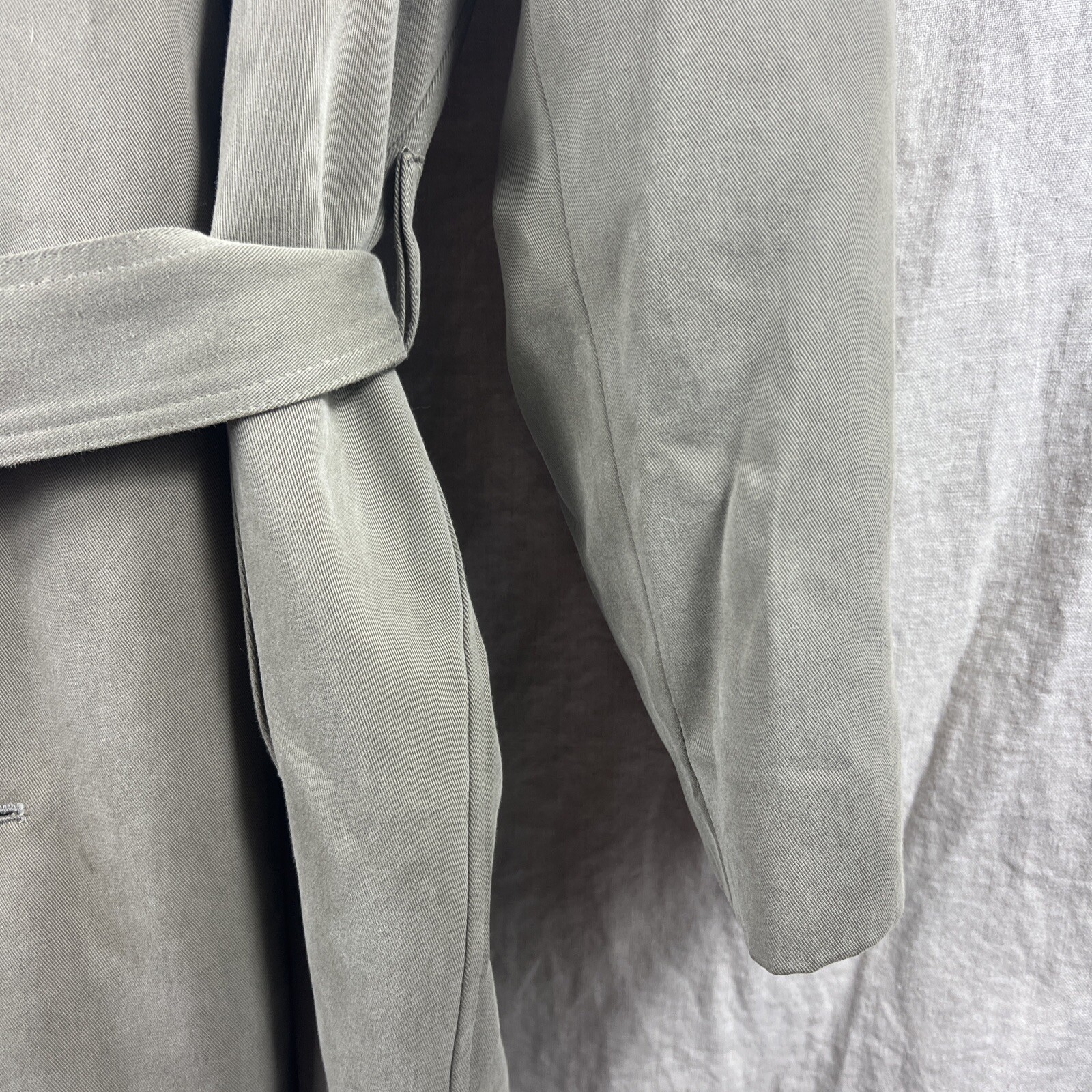 Calvin Klein Brown Full Button Collared Lined Lon… - image 5