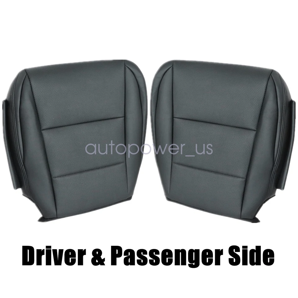 For 2013-2020 Lexus GS300 GS350 GS450h Both Side Bottom Leather Seat Cover Black - Image 3 of 4