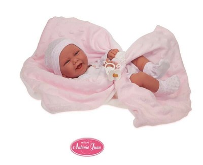 muñeca antonio juan recien nacida carla