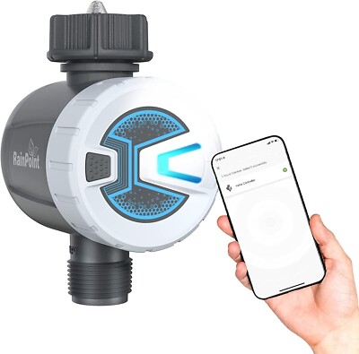 RAINPOINT Sprinkler Timer Bluetooth Hose Timer to 60M Connect Range Digital -M