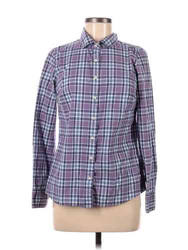 Blouse Pour Femme Motto QVC En Violet - Manches Longues, Boutonnée, Taille Large, Neuf Avec étiquettes
