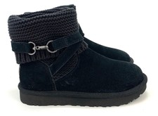 ugg purl strap boot black