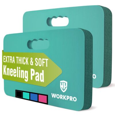 WORKPRO 2-Pack Extra Thick Kneeling Pad  Large Foam Kneeler Mat for Gardening