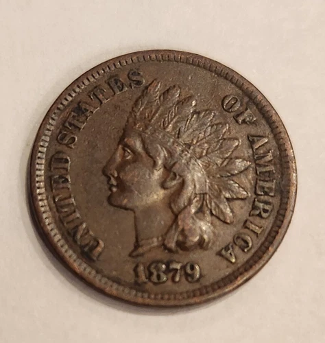 1879 Indian Head Cent, Extra Fine XF Condition, Nice Coin!