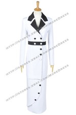 Titanic Rose DeWitt Bukater Cosplay Costume White Maiden Skirt Coat Outfits