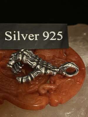 Silber Skelett Hand Anhänger (groß)