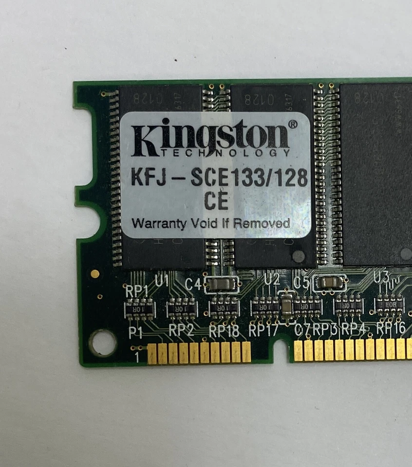 128MB Kingston KFJ-SCE133/128 PC133 133MHz 168-Pin SDRAM Non-ECC Computer Memory - Image 2 of 3