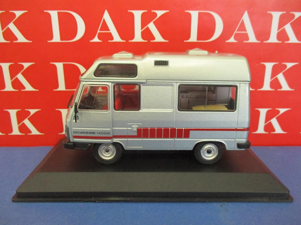 Die cast 1/43 Modellino Camper Peugeot Chausson-Carrier Odyssee 4000 1983 - Immagine 4 di 4