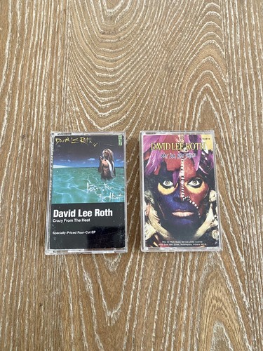 David Lee Roth Crazy From The Heat & Eat Em’ And Smile Cassette Tape 1985 - Picture 2 of 10