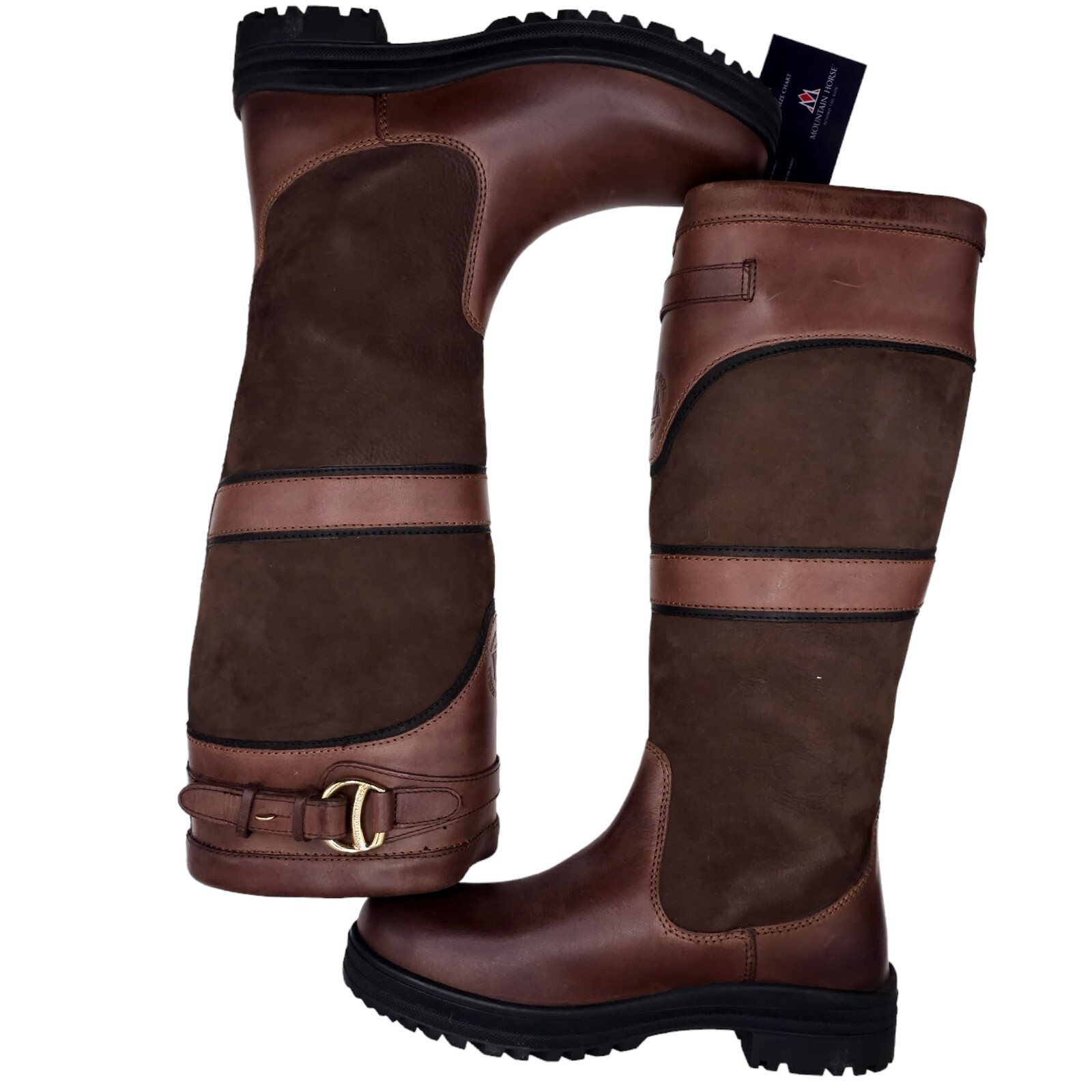 Mountain Horse Devonshire Tall Barn Boot Brown Waterproof Women's 8 eBay