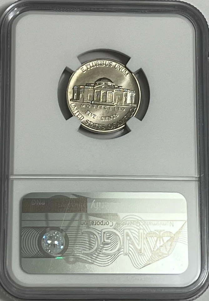 1994 P NGC SP70 Matte Proof Finish Jefferson Nickel Coin & Currency Set White Lb - Image 2 of 3