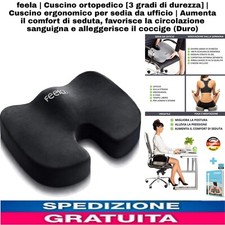 Cuscino ortopedico [3 gradi di durezza] | Cuscino ergonomico x sedia Da Ufficio 