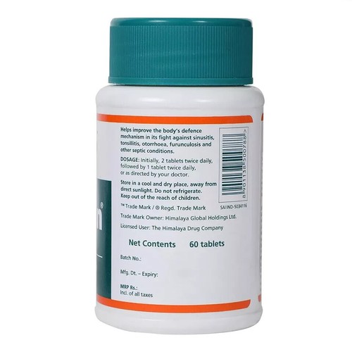 Himalaya Wellness Septilin 60 Tabs Boost The Immune System Buy 2 Get 1 Free - Picture 2 of 3