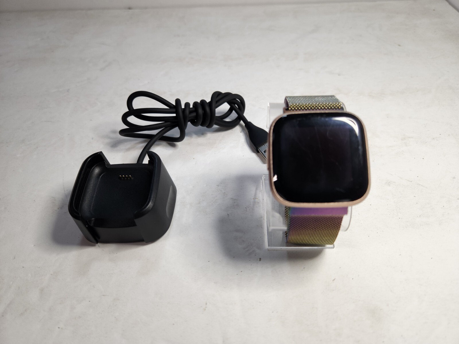 Fitbit Versa 2 Rose Gold Smartwatch with Heart Rate & Fitness Tracking-image