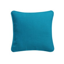 Cushion Covers Plain Dyed 100% Cotton Zip Pipe Edge Home Sofa Decor 16''18''20''