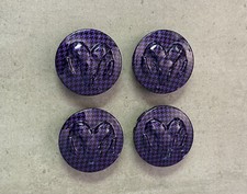 Dodge Ram 1500 Purple Houndstooth Wheel Center Cap Set Of 4 Oem Mopar 2.5