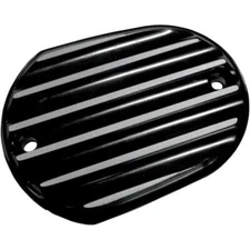 Joker Machine Black Finned Front Master Cylinder Cover For Harley-Davidson Sp...