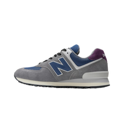 New Balance # Numeric ''574'' Sneakers (Grey/Blue) Skating Shoes