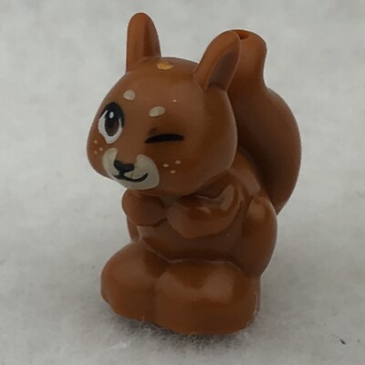 LEGO 11568pb05 Dark Orange Squirrel, Friends / Elves W/ Winky Face | eBay