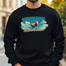 Cow Anime Style Sweatshirt Cosy and Perfect for Any Occasion S to 4XL