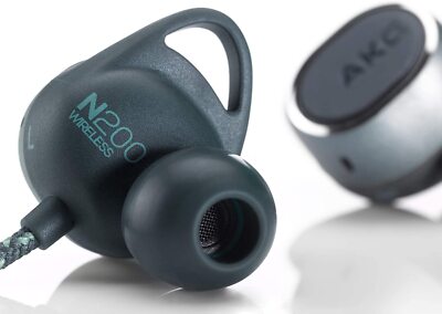 AKG HARMAN N200 Wireless Bluetooth Earbuds Black | eBay