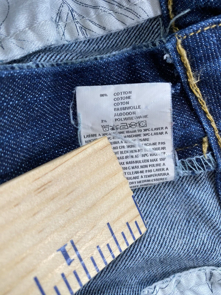 Pantalones de mezclilla para mujer Agave Nectar 31 (actual 34x28) relax rectos Athena Flex EE. UU. Foto 4 de 4
