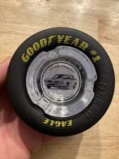 Cenicero Neumáticos Goodyear Dodge Charger NASCAR Vidrio Goma Michelin Coche Coleccionista