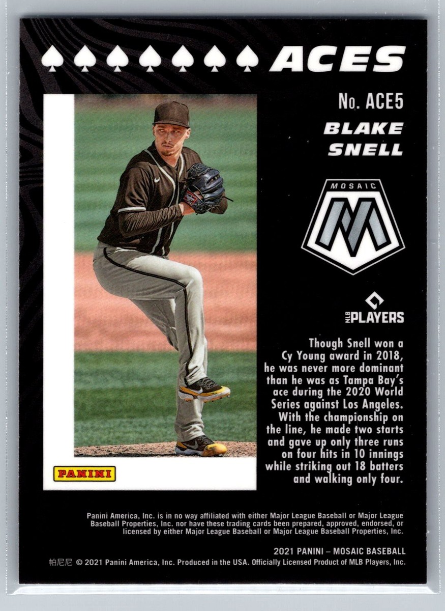 ANToNIO ページ 2021 Panini Mosaic Aces Blake Snell #ACE5 San Diego Padres