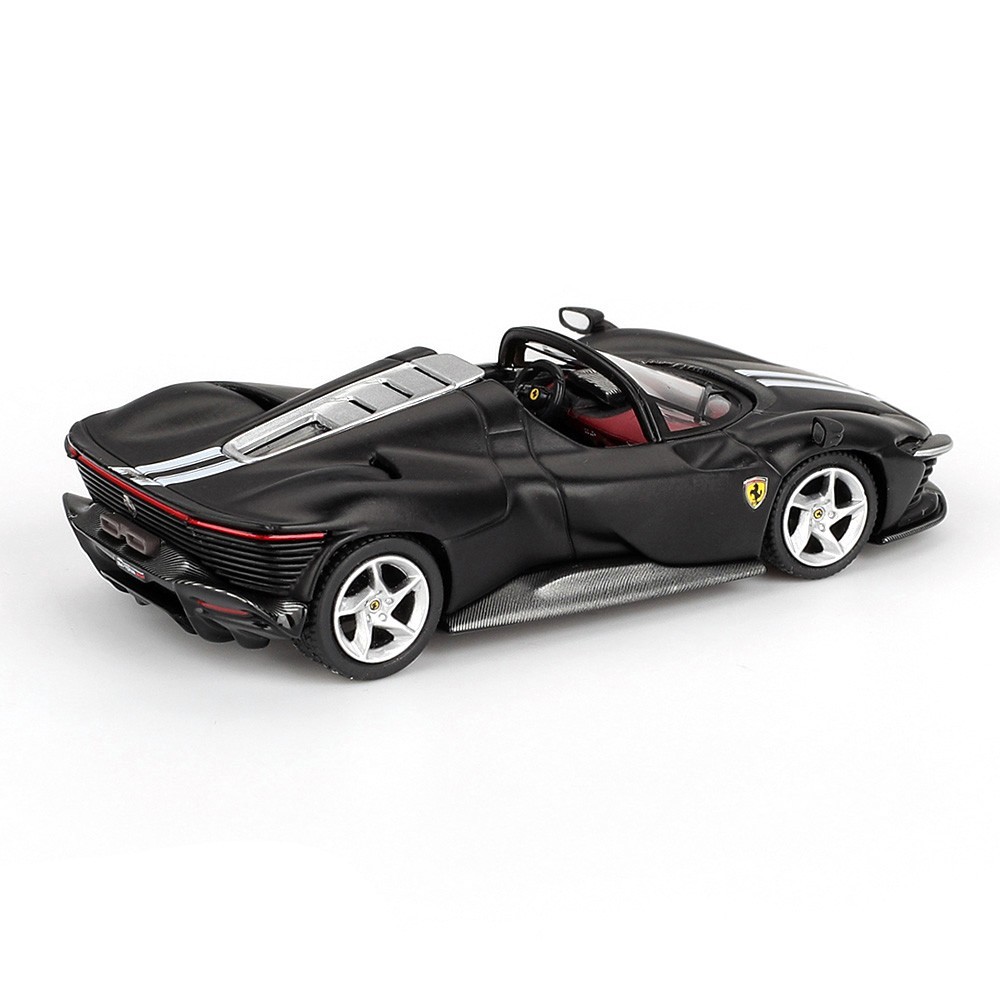 BBR Model 1:64 Ferrari Daytona SP3 Matt Black Diecast Model Car