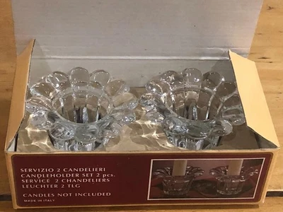 Vintage Borgonovo Queen 2er Set Kerzenhalter made in italy - Bild 1 von 4