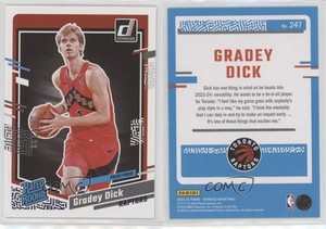 2023-24 Panini Donruss Rated Purple Press Proof /199 Gradey Dick #247 Rookie RC