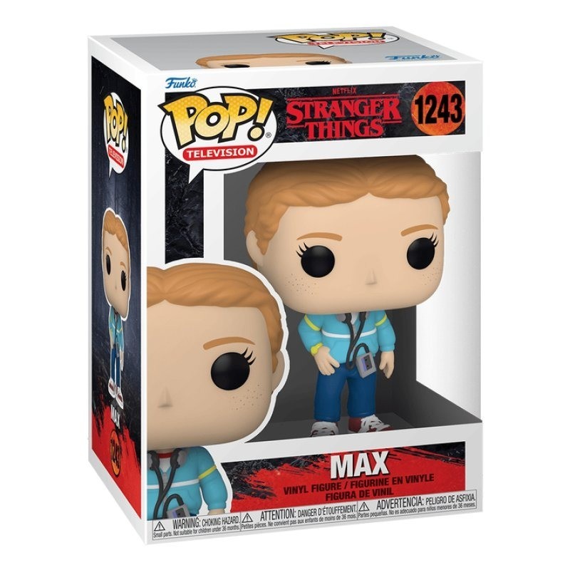 Figurine Pop Max Stranger Things 1243 statuette vinyle pour vitrine