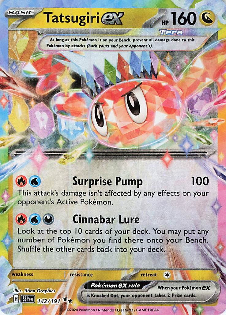Tatsugiri ex 2024 Scarlet & Violet: Surging Sparks #142/191