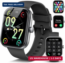 Smart Watch for Men Women Answer/Make Call , 1.83" HD Touchscreen Fitness Track