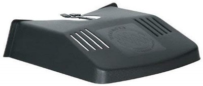 GENAUE Ablaufabdeckung 12''x11'' schwarz Kunststoffgitter belüftet 