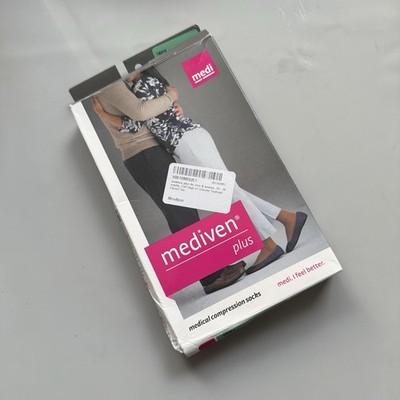 Mediven Plus Medical Compression Socks Open Toe Beige Size IV 20 30 mmHg 
