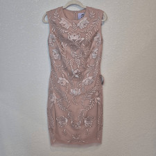 JS Collections Dori Embroidered Cocktail Dress Size 6