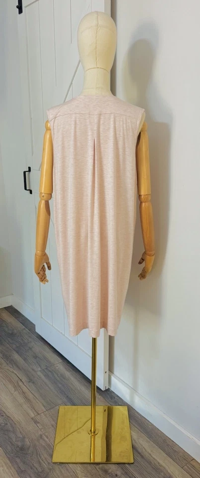 Hanro 女式 XL 码香槟 V 领背心睡衣休闲服希瑟粉色 — 第 4/4 张图片