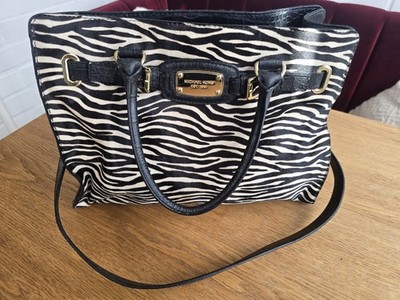 Michael Kors Hamilton Handtasche Zebramuster