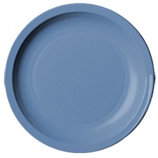 Cambro 9CWNR401 9 in Camwear® Slate Blue Narrow Rim Plate