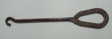 Antique Advertising Boot Button Hook Marott's Shoe Shop Indianapolis, Ind