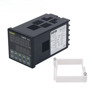 Sestos Digital Quartic Timer Relay Switch Omron Relay Ce Ac100-240V B3S-2R-220 - Image 1 of 4