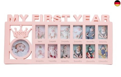 Baby Bilderrahmen Mein Erstes Jahr Erinnerung Babyparty Ersten Geburtstag