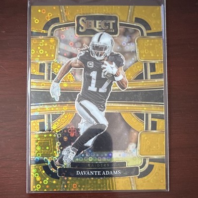 2023 Panini Select Davante Adams Gold Disco /10 Concourse Raiders #59